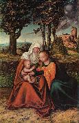 Lucas Cranach Hl. Anna Selbdritt Sweden oil painting artist